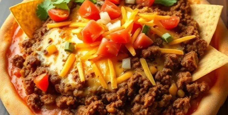 Dip de boeuf taco