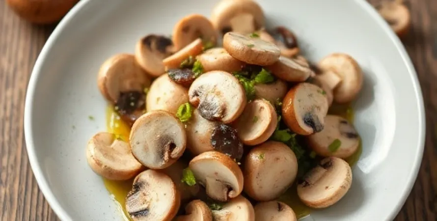Salade de champignons finlandaise