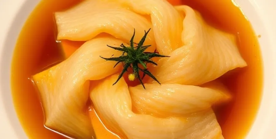 Courge japonaise simmerée