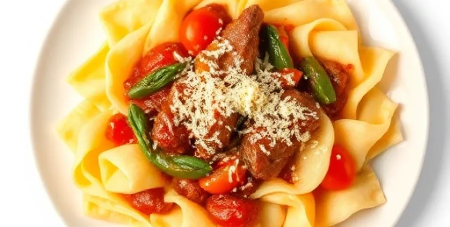 Pâtes italiennes au chili