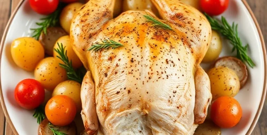 Poulet haché aux pommes de terre et épinards