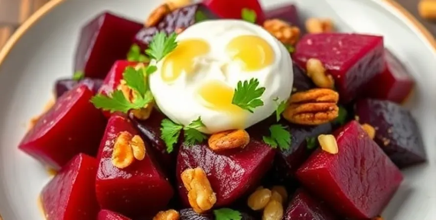 Salade de betterave au citron