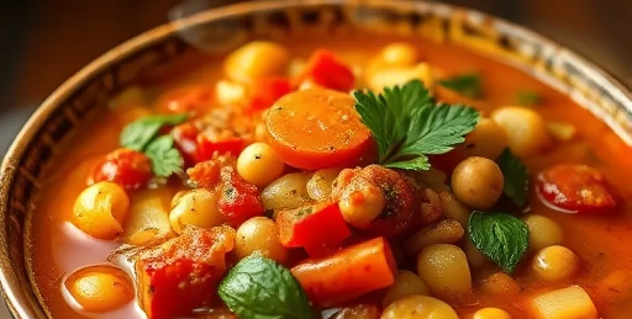 Potage de légumes africains