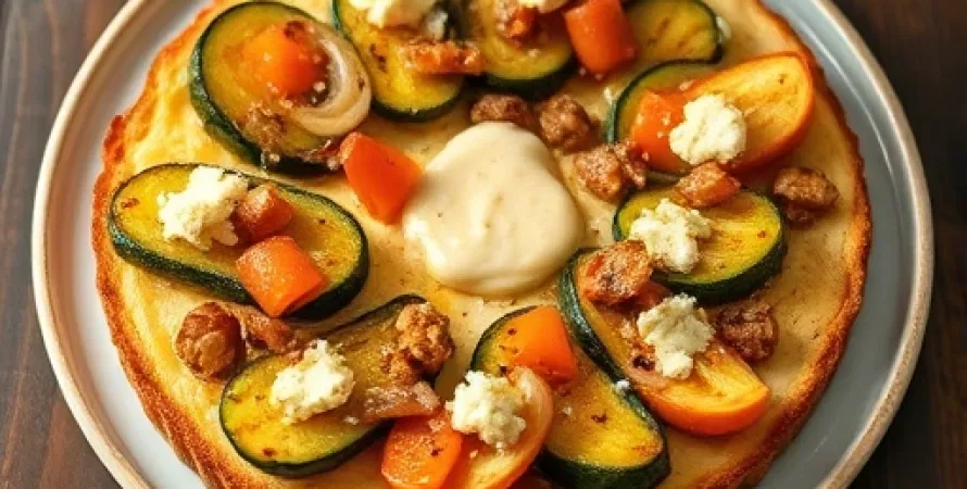 Tartine de courgettes