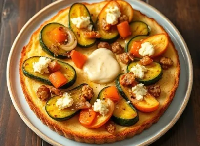 Tartine de courgettes