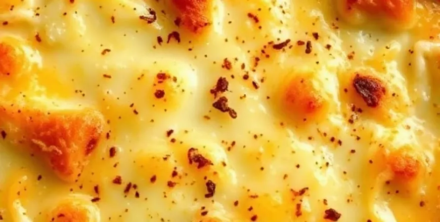 Gratin de fromages et piments