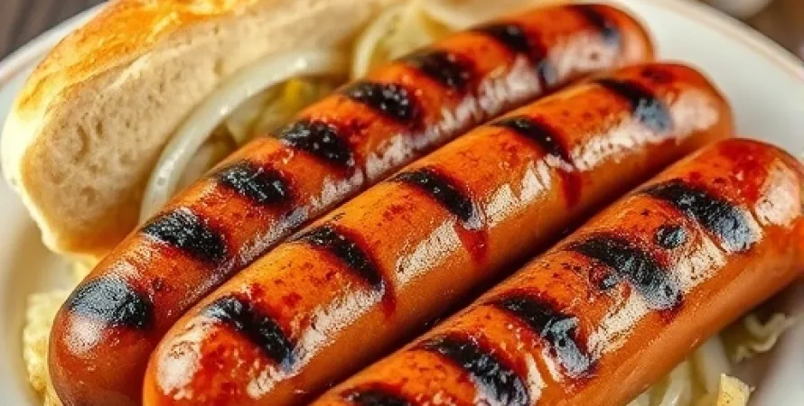 Saucisses grillées à l'allemande