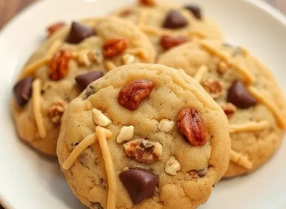 Cookies aux noix et au chocolat