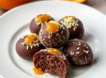 Truffes au Chocolat et aux Oranges