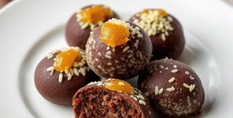 Truffes au Chocolat et aux Oranges