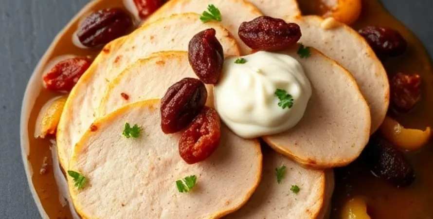 Escalopes de dinde sauce aux tomates séchées