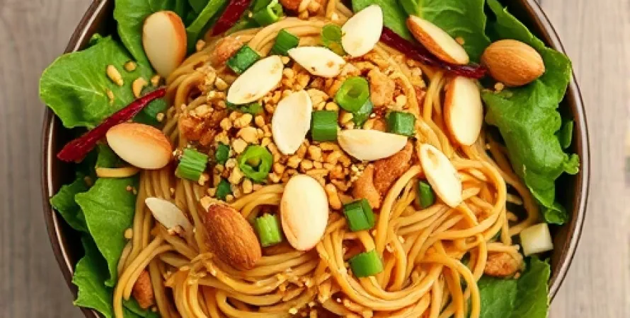 Salade d'Asie aux amandes