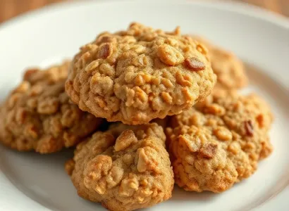 Biscuits aux flocons d'avoine et noix de coco