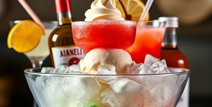 Boissons glacées alcoolisées