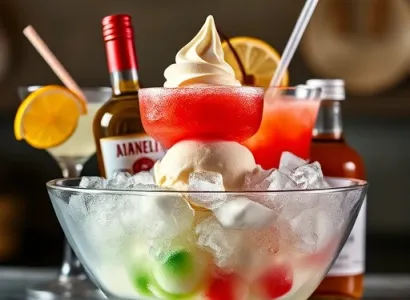 Boissons glacées alcoolisées