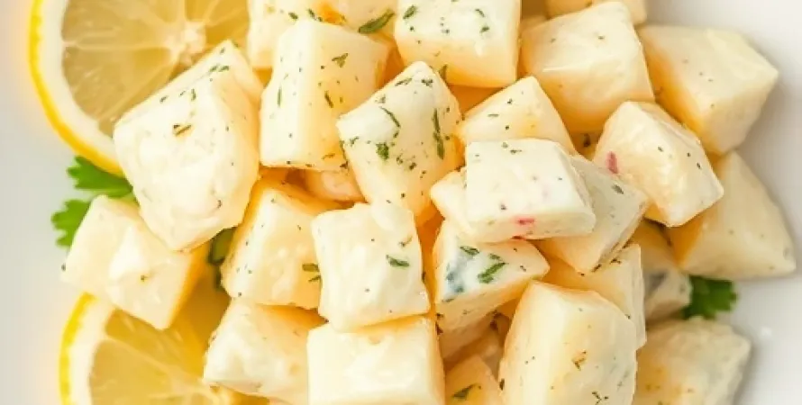 Salade de pommes de terre au citron et au thym