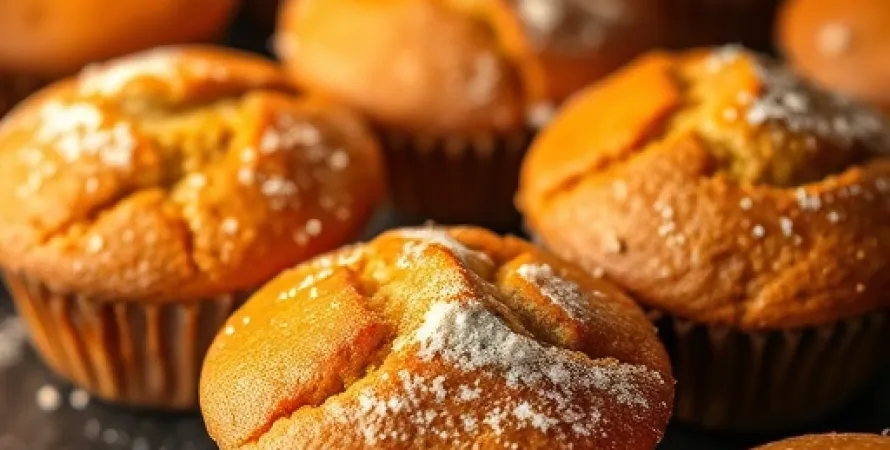 Muffins au cidre et au cannelle