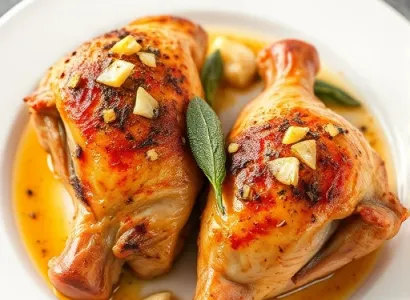Cuisses de poulet au garlic
