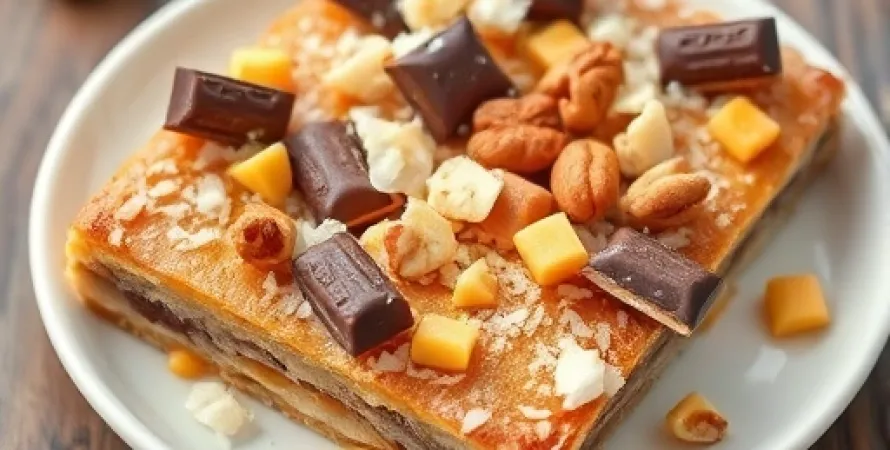 Barres au chocolat et au noix