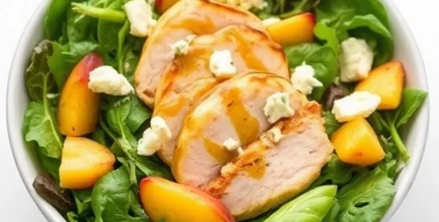 Salade de cresson et de poulet