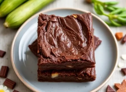 Brownies aux courgettes vegan