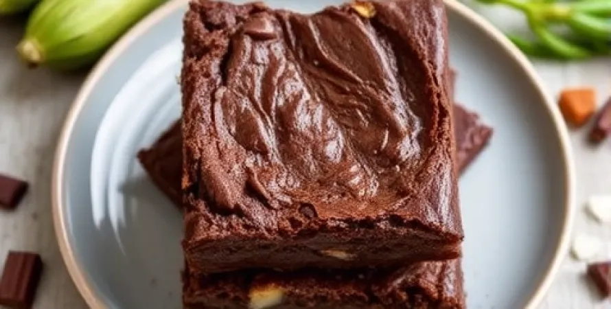 Brownies aux courgettes vegan