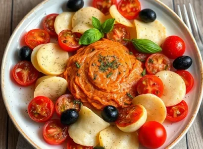 Pâtes florentine italo-grec