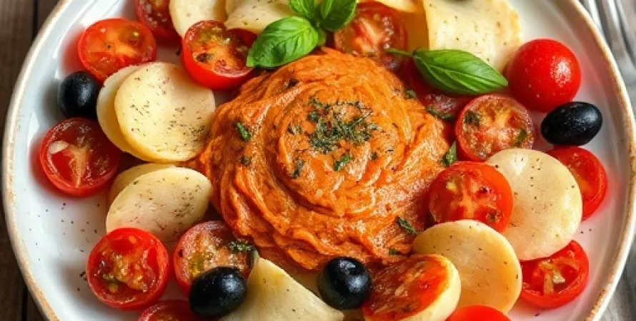 Pâtes florentine italo-grec
