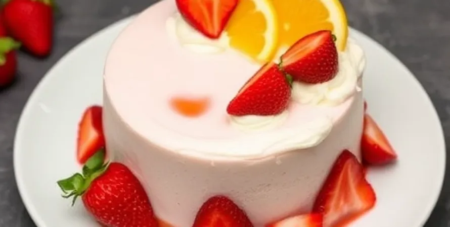 Crème de fraises bavaroise