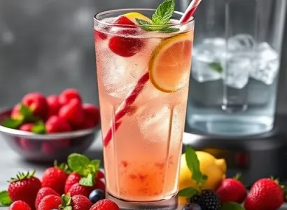 Jus de berries frais