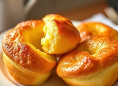 Popovers aux oeufs et au lait
