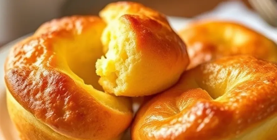Popovers aux oeufs et au lait