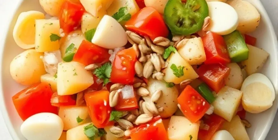 Salade de pommes de terre estivale