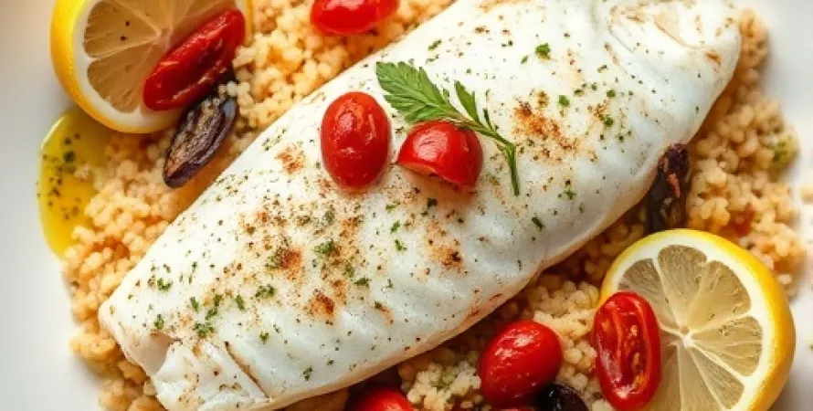 Tilapia au couscous
