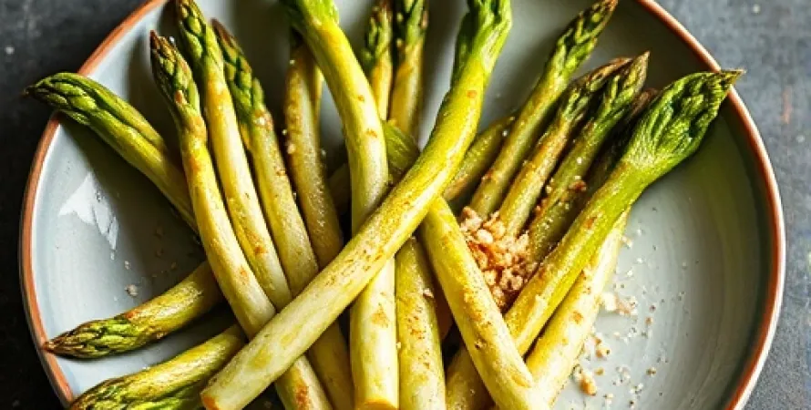 Asperges aux échalotes