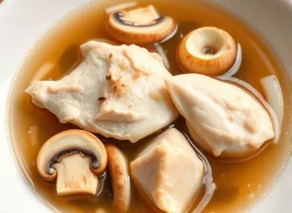 Soupe de poulet au dashi