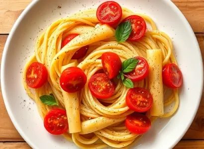 Pâtes aux tomates