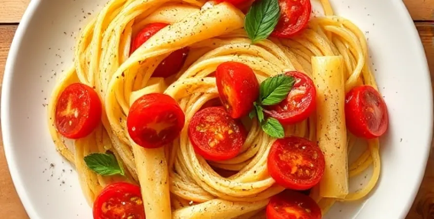 Pâtes aux tomates