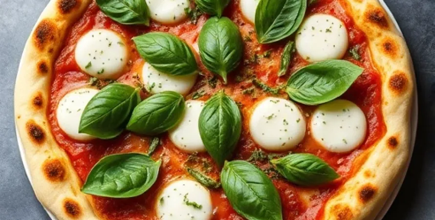 Pâte à pizza grillée