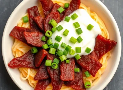 Dip de boeuf séché et fromage crémeux