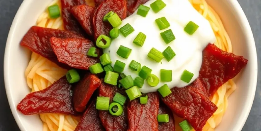 Dip de boeuf séché et fromage crémeux