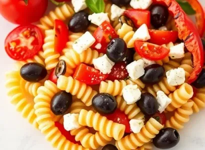 Salade de pâtes estivale