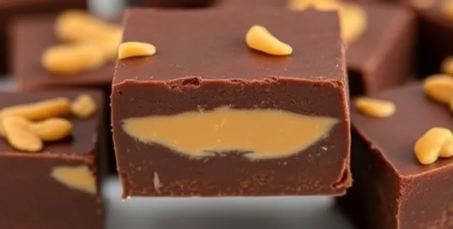 Fudge au chocolat et beurre d'arachide
