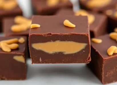 Fudge au chocolat et beurre d'arachide