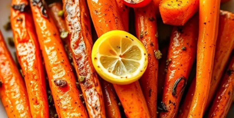 Carottes rôties à la cumin