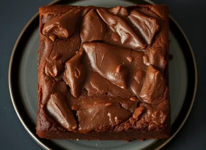 Brownies végétaliens au chocolat