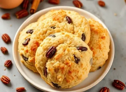 Biscuits aux raisins et épices