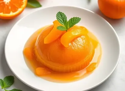 Dessert d'orange et de mandarine