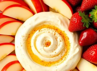 Dip à la crème de fromage pour fruits