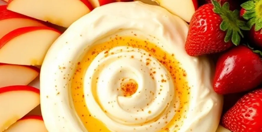 Dip à la crème de fromage pour fruits